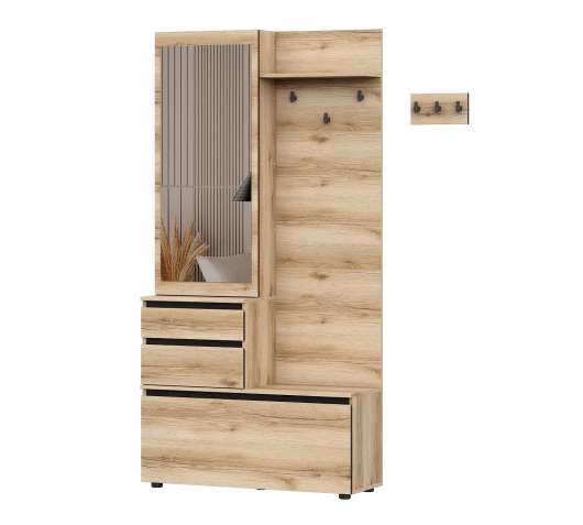 Вешалка с зеркалом Берген - купить за 12180.00 руб.