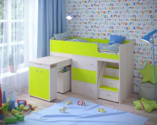 Детская кровать-чердак Малютка - купить за 21522.00 руб.