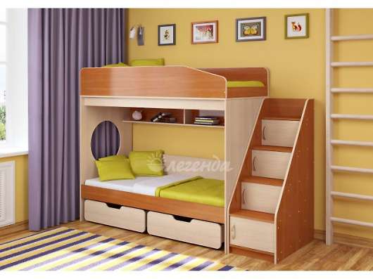 Двухъярусная кровать Легенда 10.3 - купить за 30694.00 руб.