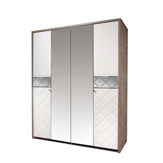 Шкаф для одежды 4-х дверный Кристал КМК 0650.8 - купить за 59444.00 руб.
