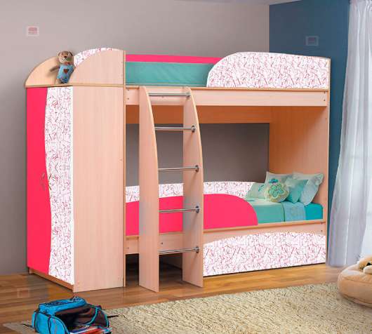 Двухярусная кровать Омега 4а - купить за 23957.00 руб.