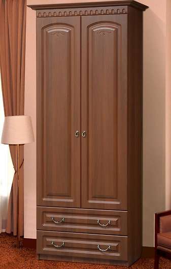 Шкаф 2-х дверный с ящиками для платья Гармония-4 - купить за 27612.00 руб.