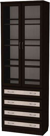 Шкаф-витрина с ящиками Гарун 204 - купить за 17910.00 руб.