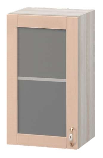 Шкаф верхний со стеклом Массив МВ26В - купить за 6250.00 руб.