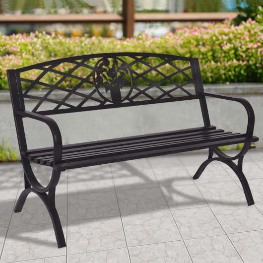 Скамейка из стали Ажурная "Openwork" - купить за 11400.00 руб.