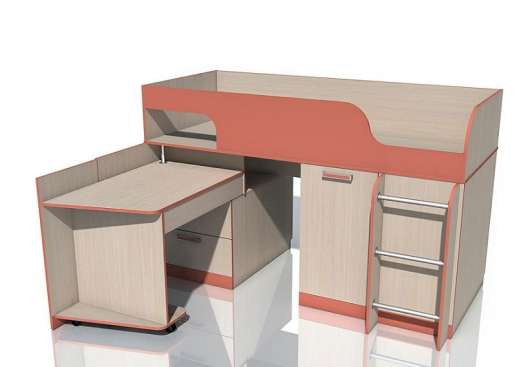 Кровать Рико с поворотным столом НМ 011.55 М - купить за 23229.0000 руб.