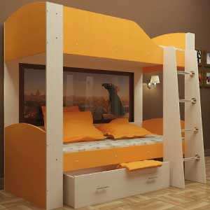 «Олимп-мебель»: Детские 2-х ярусные кровати