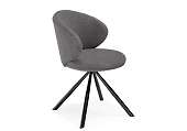 стул на металлокаркасе solomon крутящийся gray / black