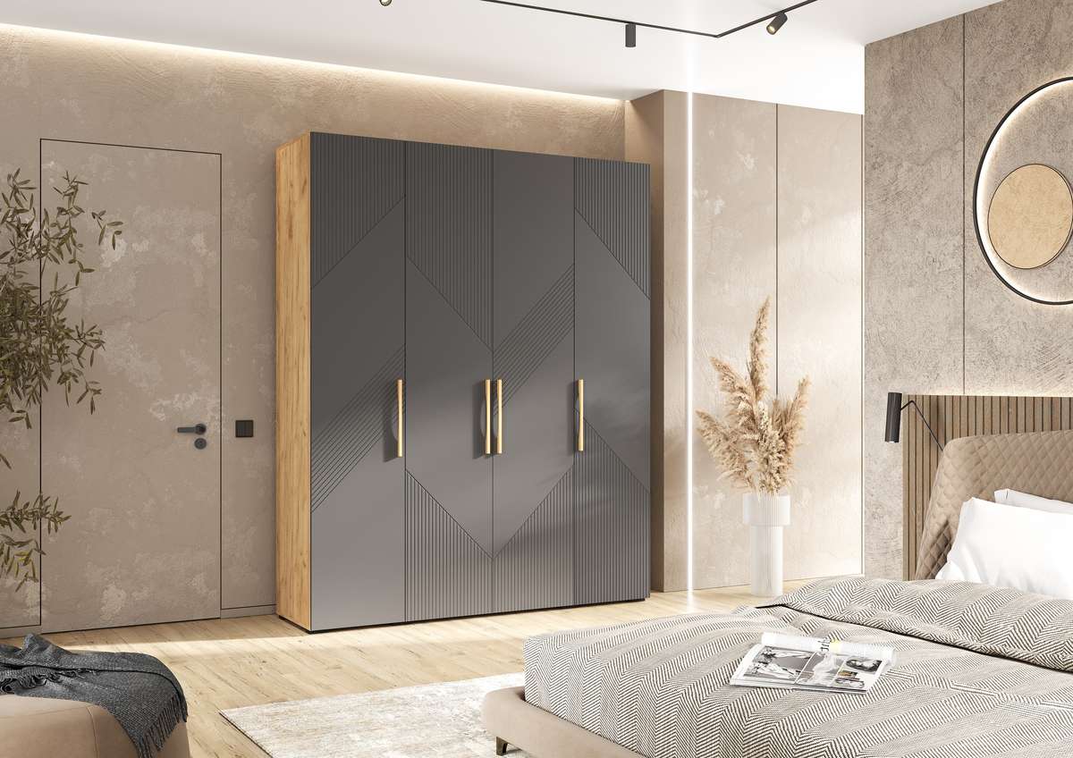 Шкаф 4-х дверный Ирис