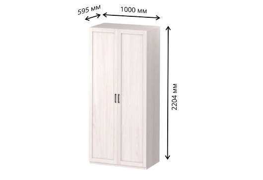 Шкаф 2-х дверный Классика - купить за 18660.00 руб.