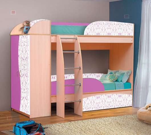 Двухярусная кровать Омега 4а - купить за 23957.00 руб.