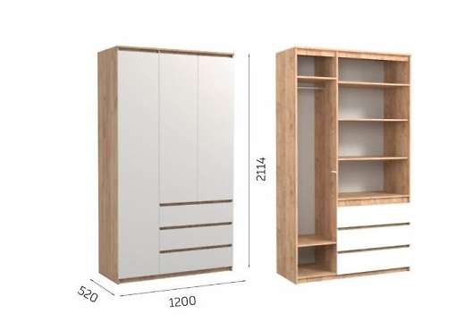 Шкаф 3-х дверный Модерн - купить за 17839.00 руб.
