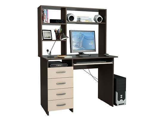 Компьютерный стол Милан 3 с надстройкой - купить за 10499.00 руб.