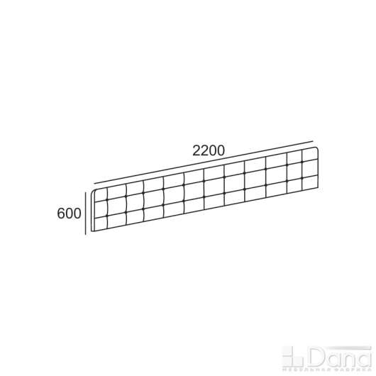 Кровать Дана Модерн - купить за 27002.0000 руб.