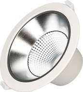 встраиваемый светильник arlight ltd-legend ltd-legend-r115-10w white6000 (wh, 50 deg)