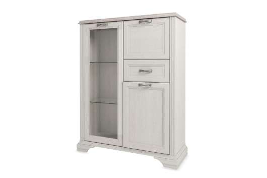 Шкаф с витриной 1V2D1S Монако - купить за 32999.00 руб.