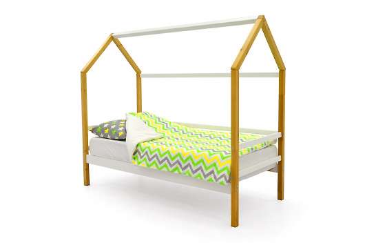 Детская кровать-домик Svogen дерево-белый - купить за 11890.00 руб.