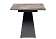 Стеклянный стол Ноттингем карелия/чёрный - купить за 42430.00 руб.