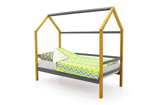 Детская кровать-домик Svogen дерево-графит - купить за 11890.00 руб.
