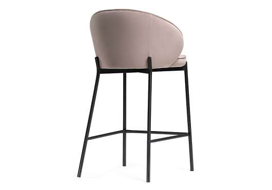 Полубарный стул Нейл латте / черный - купить за 6890.00 руб.