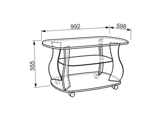 Стол журнальный Барон 2 - купить за 0.00 руб.