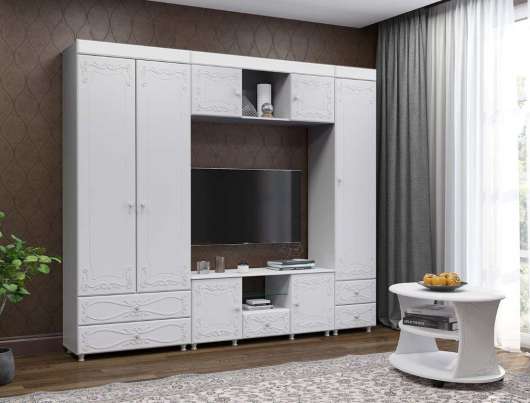 Гостиная Италия белое дерево (вариант 1) - купить за 49097.00 руб.