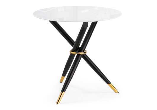 Стеклянный стол Rock white / black - купить за 15310.00 руб.