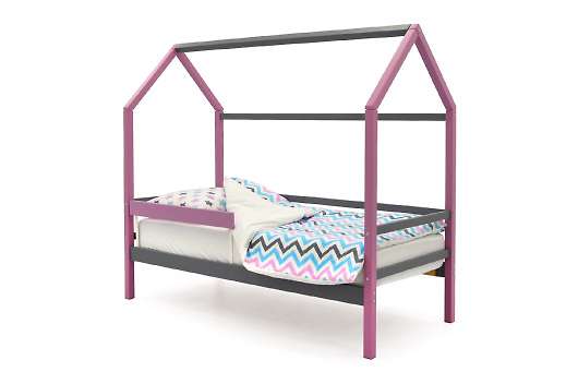 Детская кровать-домик Svogen лаванда-графит - купить за 11890.00 руб.