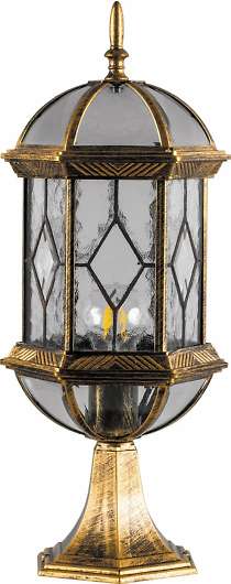 Наземный низкий светильник Feron Витраж с ромбом 11339 - купить за 4646.00 руб.
