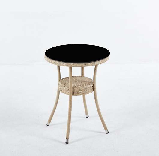 Стол из искусственного ротанга Венеция D60 Wood арт.78104 - купить за 10650.00 руб.